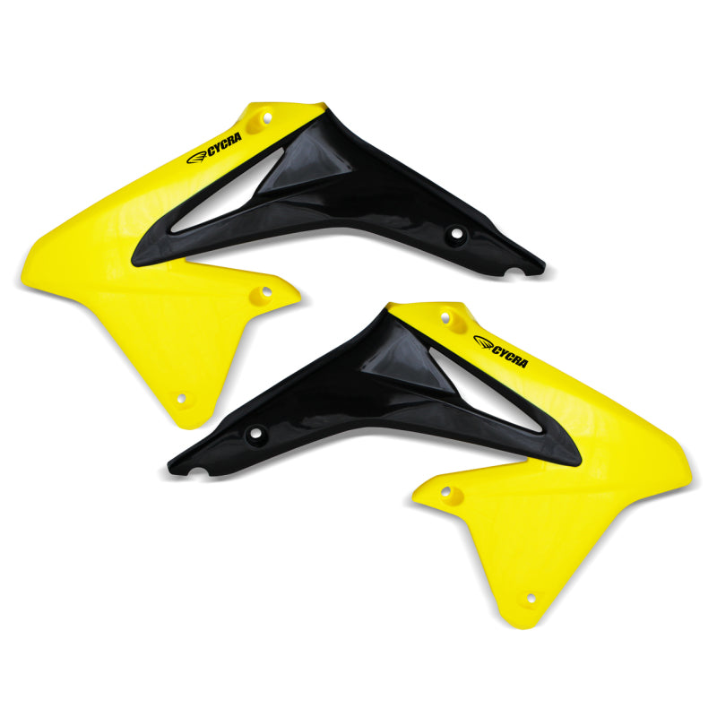 CYCRA 10-18 Suzuki RMZ 250-450 Powerflow Radiator Shroud - Yellow