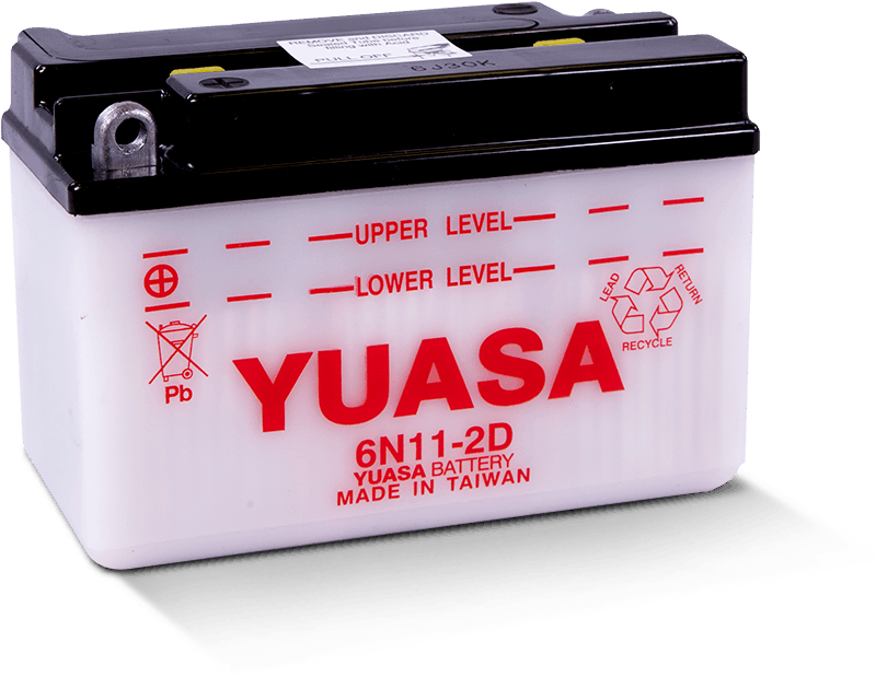 YUASA 6N11-2D Conventional 6 Volt Battery