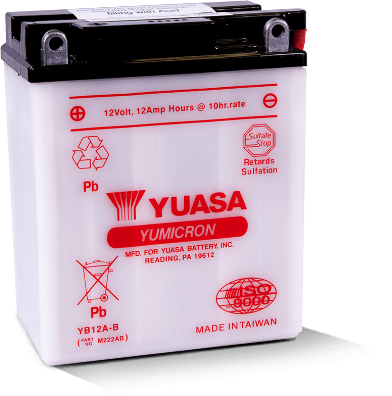 YUASA YB12A-B Yumicron 12 Volt Battery