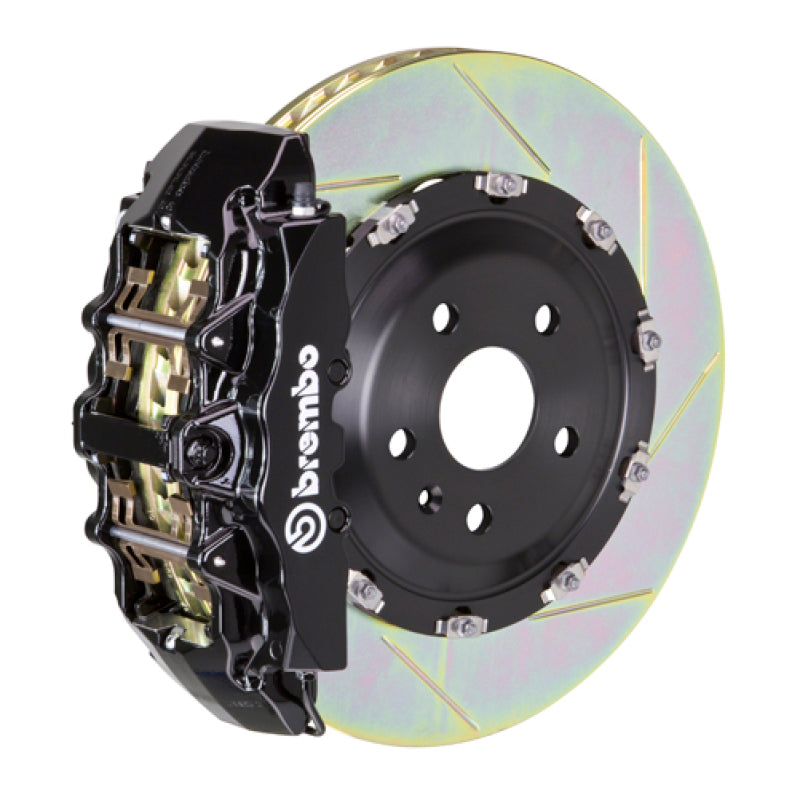 BREMBO 03-09 Range Rover Front GT BBK 8 Piston Cast 380x34 2pc Rotor Slotted Type-1-Black