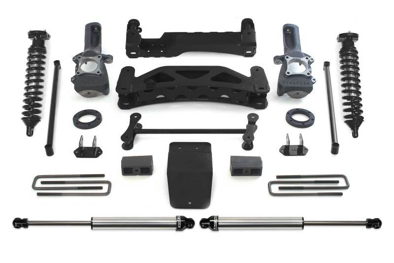 FABTECH 04-08 Ford F150 4WD 6in Perf Sys w/Dlss 2.5 C/Os & Rr Dlss