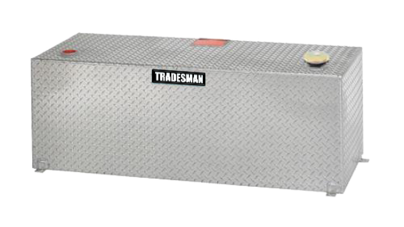 TRADESMAN Aluminum Rectangular Liquid Storage Tank (98 Gallon Capacity) - Brite