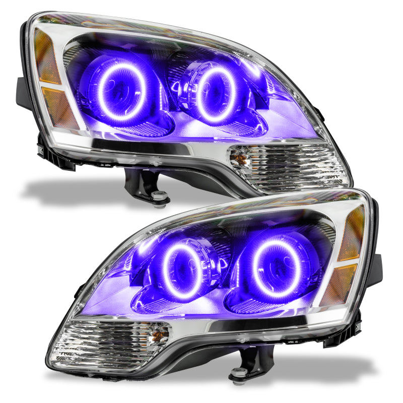 ORACLE LIGHTING 08-12 GMC Acadia Non-HID Pre-Assembled LED Halo Headlights-UV/Purple SEE WARRANTY