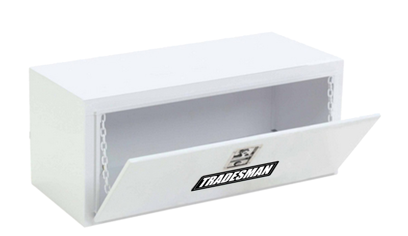 TRADESMAN Steel Underbody Truck Tool Box (30in.) - White