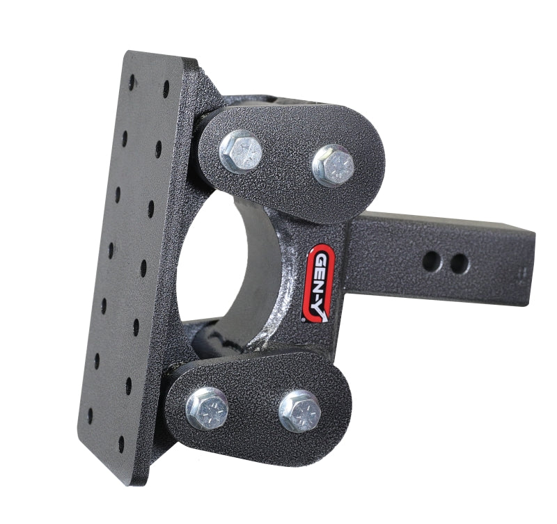 Gen-Y The Boss Torsion-Flex Pintle Plate 2.5in Shank 5.5in Drop 1700lb TW 16K Hitch