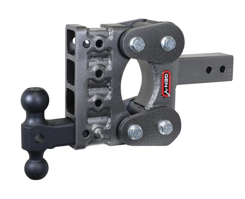 Gen-Y The Boss Torsion-Flex 2.5in Shank 5in Drop 1100lb TW 10K Hitch w/GH-031 Dual-Ball