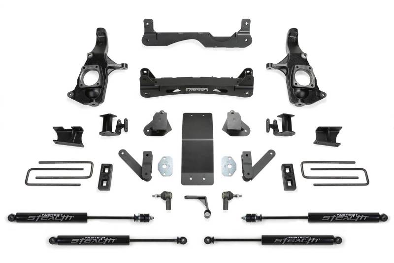 FABTECH 11-19 GM 3500HD 2WD/4WD 4in Basic Sys w/Stealth Shks