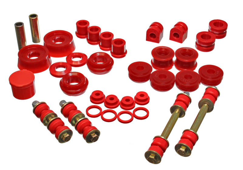 ENERGY SUSPENSION 03-05 Dodge SRT-4 FWD Red Hyper-flex Master Bushing Set