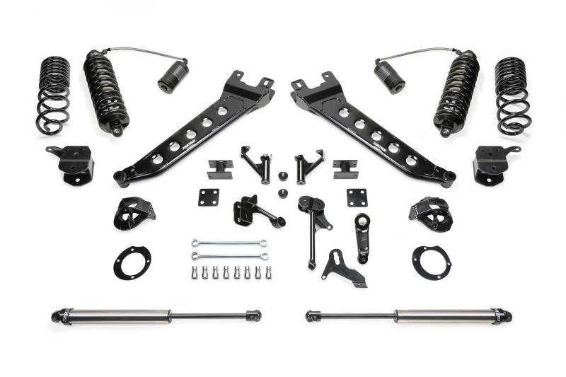 FABTECH 14-18 Ram 2500 4WD 7in Radius Arm Kit w/4.0 C/O Resi Dlss & Rr 2.25 Dlss