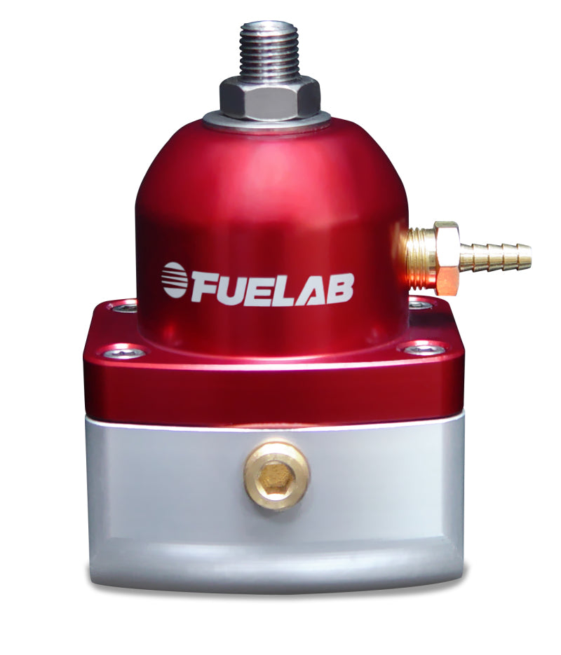 FUELAB 515 TBI Adjustable FPR 10-25 PSI (2) -10AN In (1) -6AN Return - Red