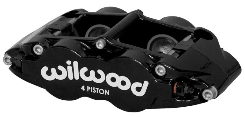 WILWOOD Caliper Forged Narrow Superlite FNSL4R-DS Dust Seal 1.12/1.12 1.10in Rotor Width - Black