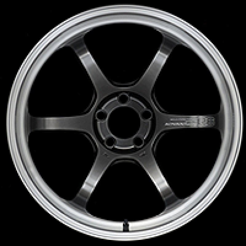 Advan R6 20x9.5 +22mm 5X120 Machining & Racing Hyper Black Wheel