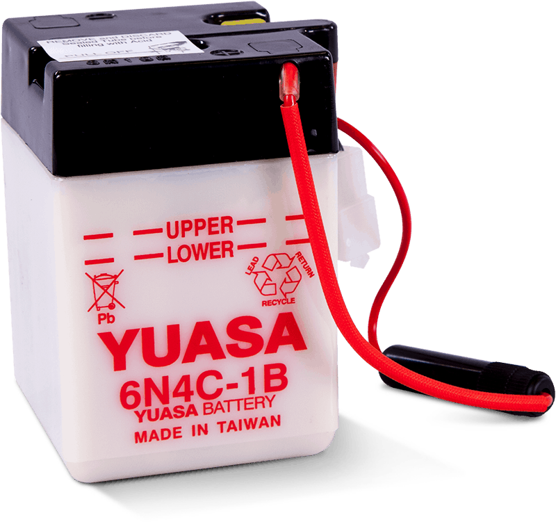 YUASA 6N4C-1B Conventional 6 Volt Battery