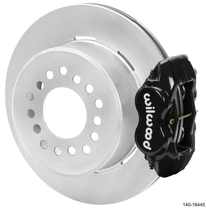 WILWOOD Chevrolet 7-5/8in Rear Axle Dynalite Disc Brake Kit 12.19in Rotor -Black Caliper