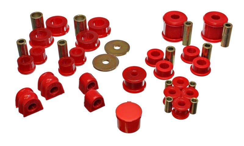 ENERGY SUSPENSION 02-06 Subaru Impreza/WRX Red Hyper-Flex Master Bushing Set