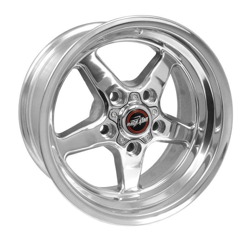 RACE STAR 92 Drag Star 15x8.00 5x4.75bc 4.50bs Direct Drill Polished Wheel