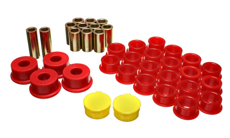 ENERGY SUSPENSION 91-94 Nissan Sentra/NX1600/2000 Red Rear Control Arm Bushing Set