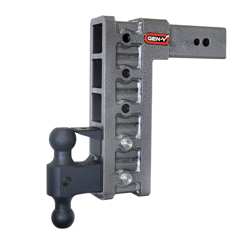 Gen-Y Mega Duty 3in Shank 12in Drop 3500lb TW 32K Hitch w/GH-0161 Dual-Ball/GH-0162 Pintle Lock