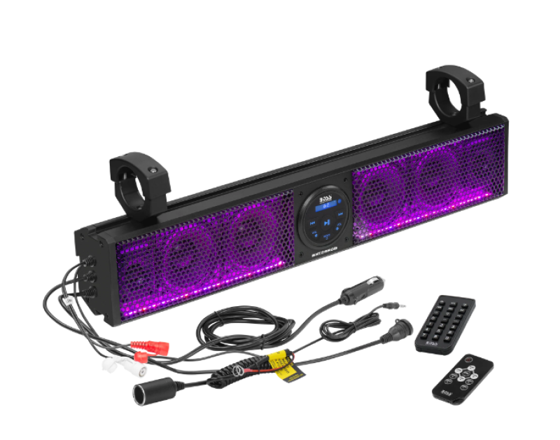 BOSS AUDIO Systems ATV UTV 26in Sound Bar System w/ RGB Illumination