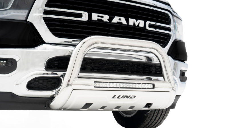 LUND 2019 RAM 1500 Bull Bar w/Light & Wiring - Polished