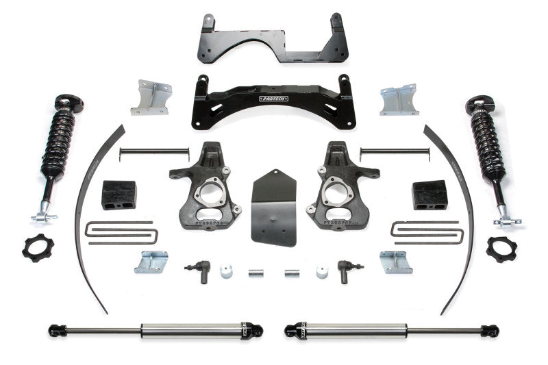 FABTECH 14-18 GM C/K1500 P/U w/oE Alm Or Stmp Stl UCA 6in Basic Sys w/Dl 2.5 & 2.25