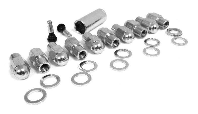 RACE STAR 14mmx2.0 Lightning Truck Closed End Deluxe Lug Kit - 10 PK