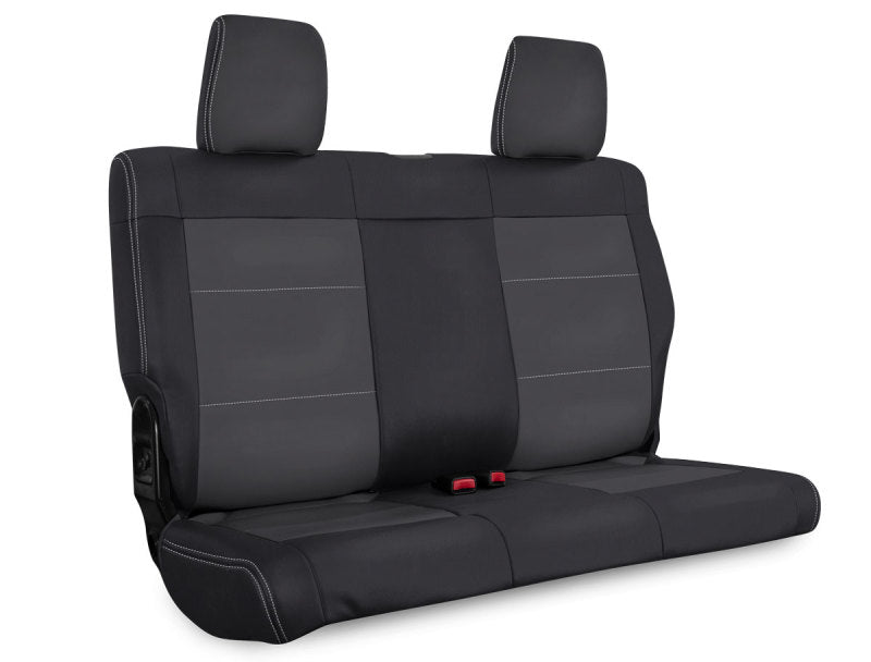 PRP 07 Jeep Wrangler JKU Rear Seat Cover/4 door - Black/Grey