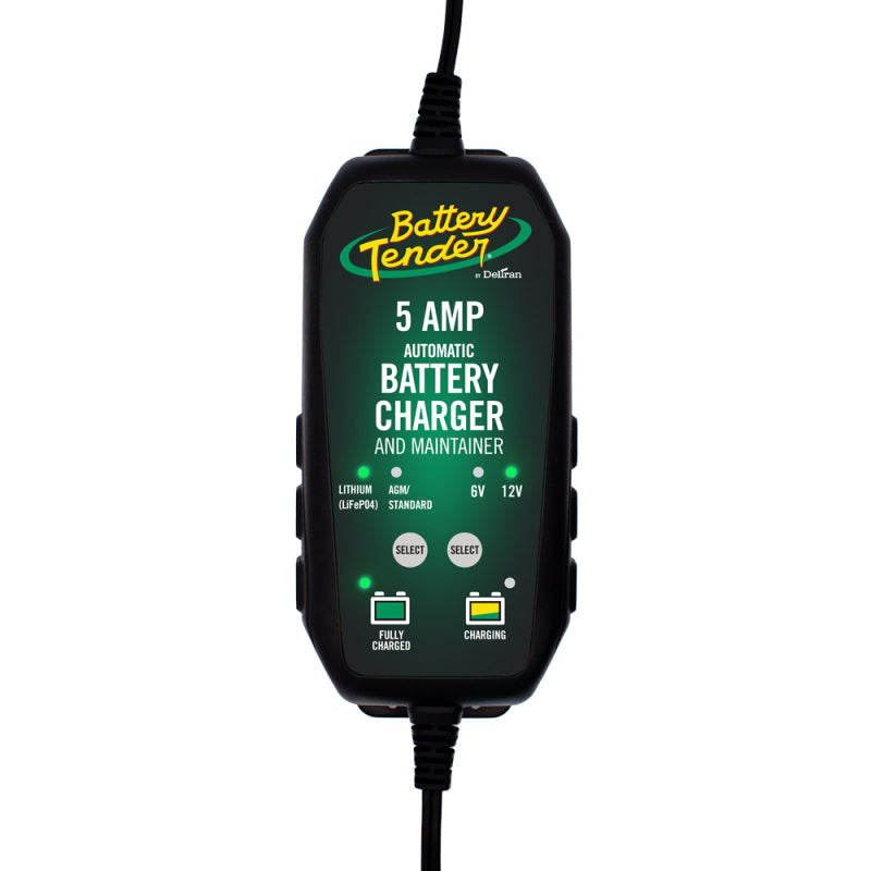 BATTERY TENDER 12V 5AMP Lead Acid and Lithium Selectable Battery Charger