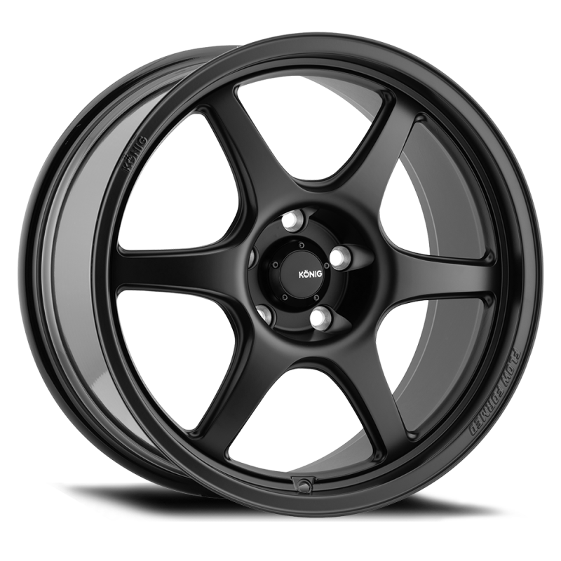 KONIG Hexaform 15x8 4x100 ET25 Matte Black