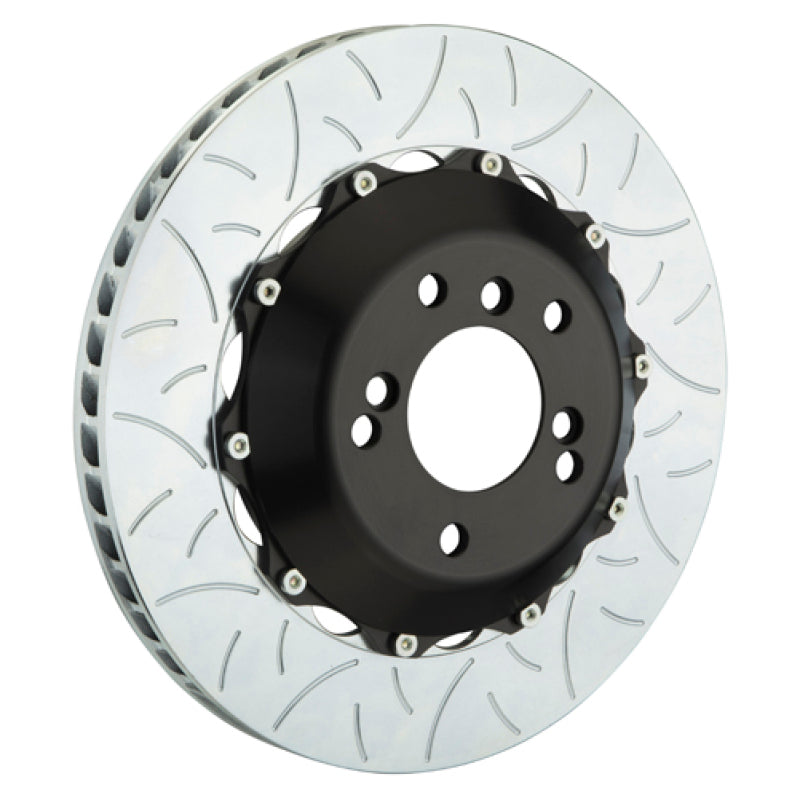 BREMBO 02-05 996 GT2/996 Turbo (PCCB Eqpt) Rr 2-Piece Discs 350x28 2pc Rotor Slotted Type3