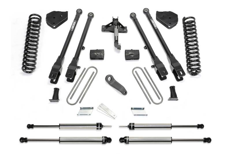 FABTECH 17-21 Ford F250/F350 4WD Gas 6in 4Link Sys w/Coils & Dlss Shks