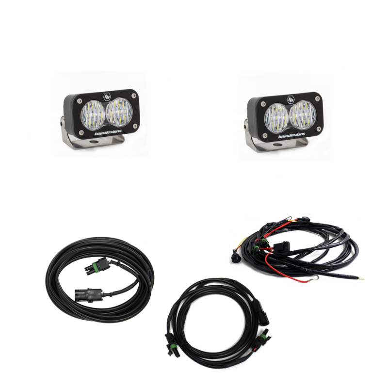 BAJA DESIGNS 2018+ Jeep JL LED Light Kit Reverse Kit Dual S2 Sport w/C Wrangler JL