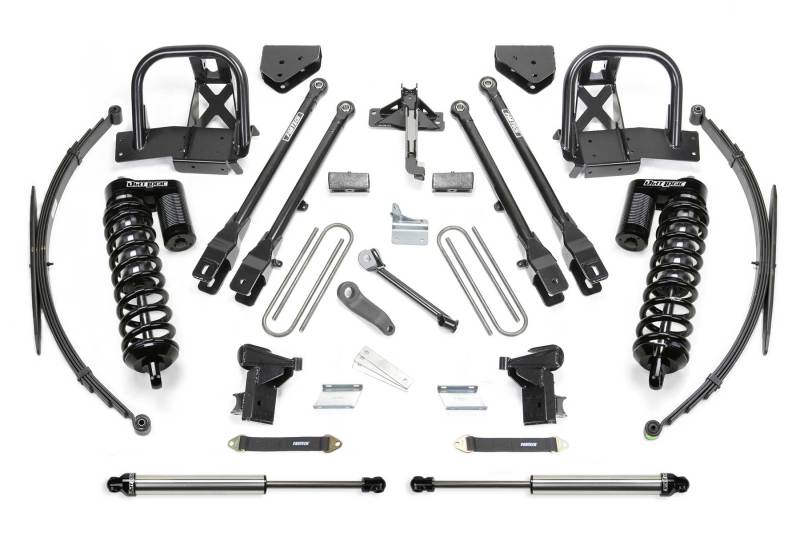 FABTECH 08-10 Ford F250 4WD 10in 4Link Sys w/Dlss 4.0 C/O& Rr Dlss