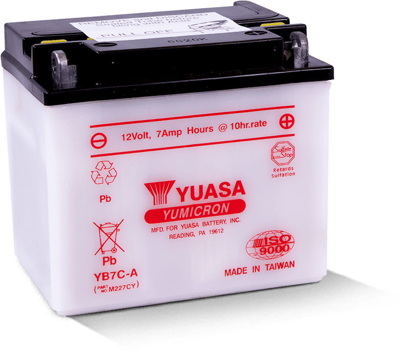 YUASA YB7C-A Yumicron 12 Volt Battery