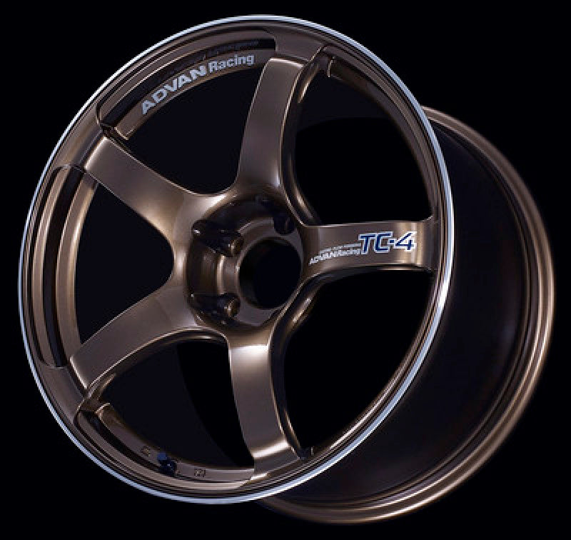 ADVAN TC4 16x7.0 +44 5-114.3 Umber Bronze Metallic & Ring Wheel