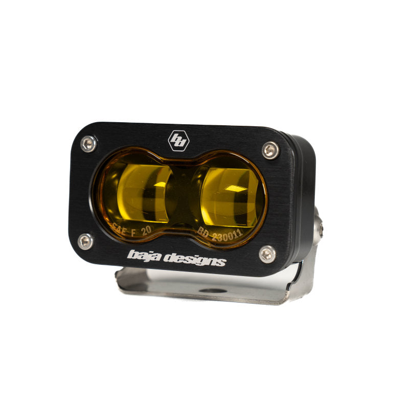 BAJA DESIGNS 19-22 Dodge RAM 1500 Rebel / 21-22 1500 TRX S2 SAE Dual Fog Pocket Light Kit - Amber