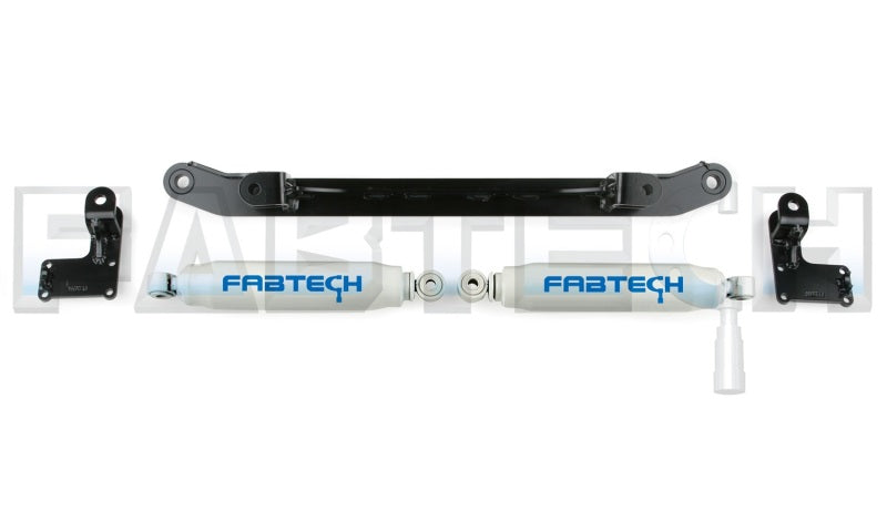 FABTECH 05-21 Ford F250/350 4WD Dual Performance Steering Stabilizer - Opposing Style