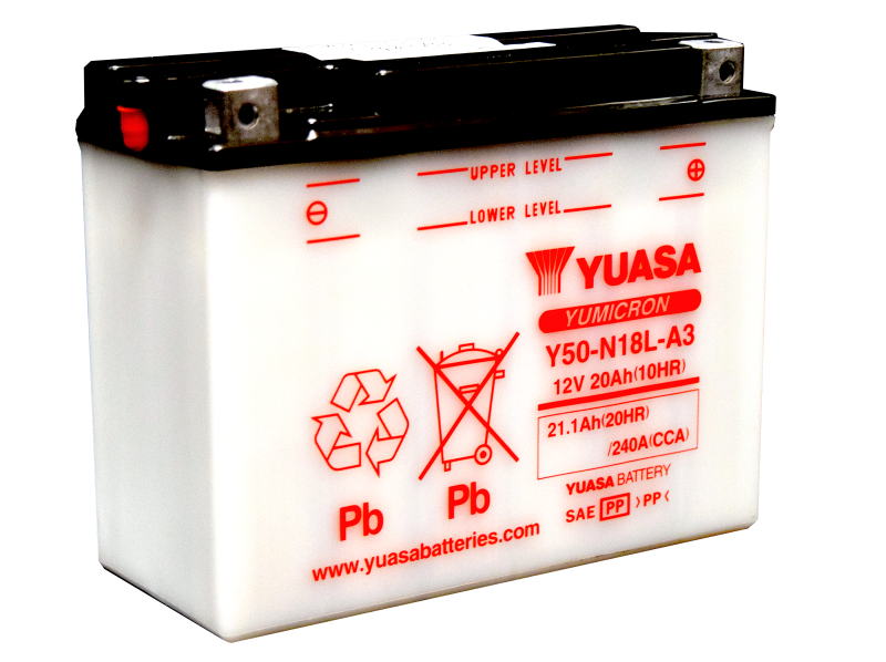 YUASA Y50-N18L-A3 Yumicron 12 Volt Battery