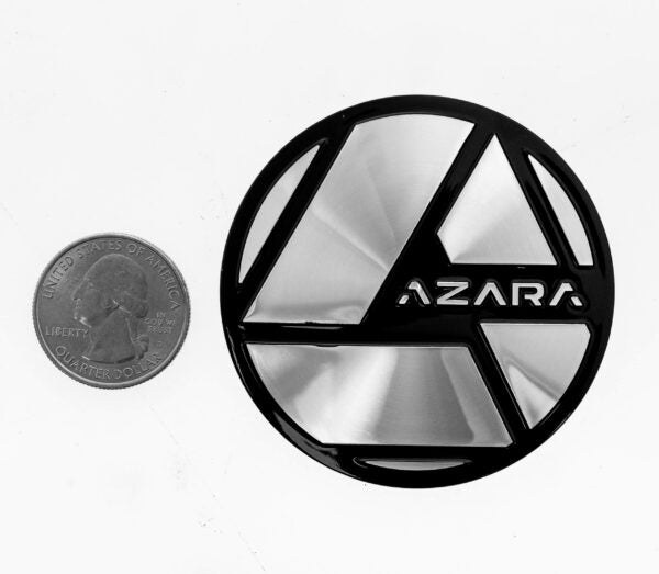 AZARA AZA Gloss Black & Machined CAP STICKER