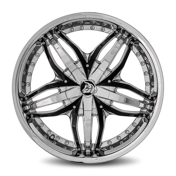 diablo wheels angel chrome with black insert
