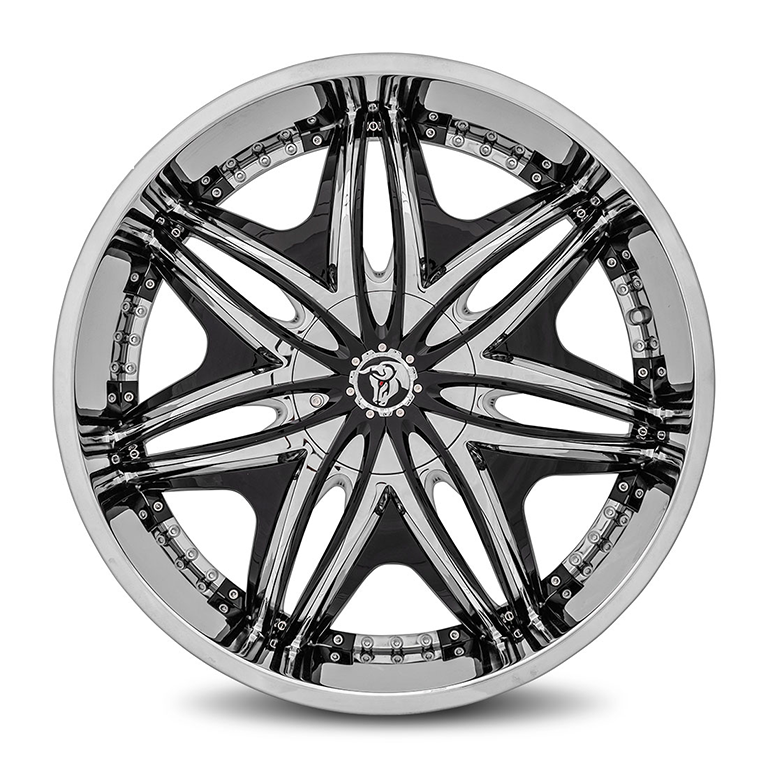 diablo wheels morpheus chrome with black inserts