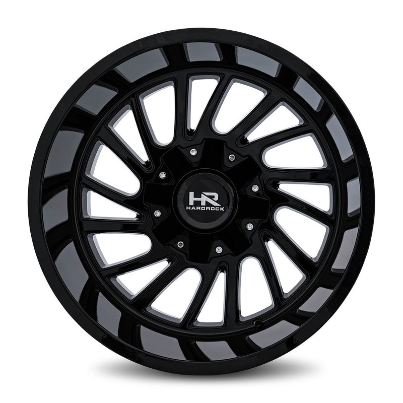 hardrock offroad wheels h708 overdrive gloss black