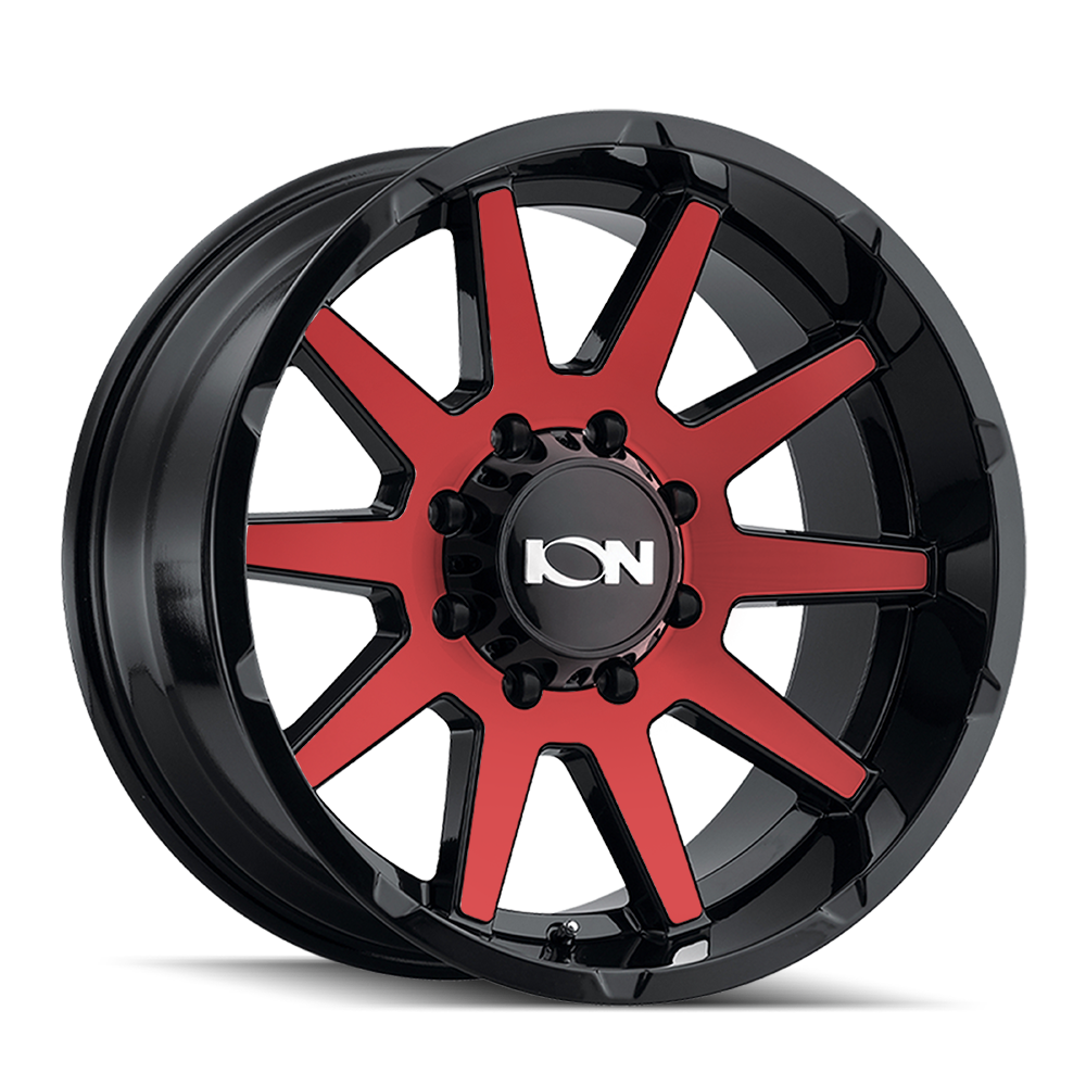 ion style 143 / gloss black/with red tint machined face