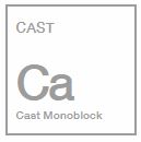 rotiform r176 lhr-m cast monoblock silver