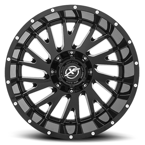 XF OFF-ROAD XF-221 Gloss Black & Milled