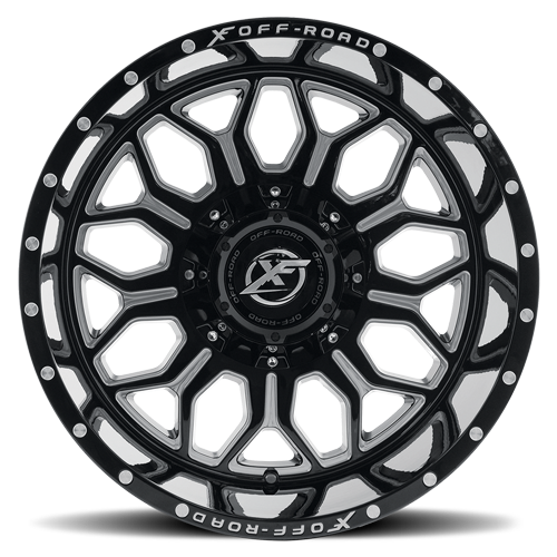 XF OFF-ROAD XF-227 Gloss Black & Milled