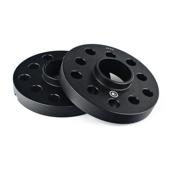 bfi 5x100 / 5x112 57.1 centerbore - spacers only bfi 20mm wheel spacers - 5x100 & 5x112 - black anodize