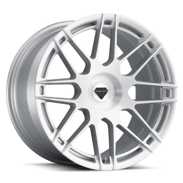 blaque diamond bd-f12-silver w brush face flow forged