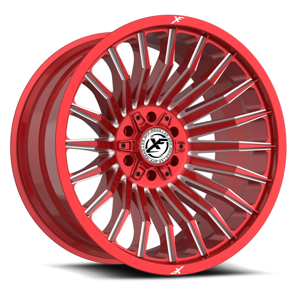 xf off-road xf-231 anodized red & milled