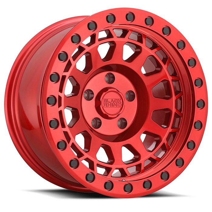 black rhino primm candy red with black bolts